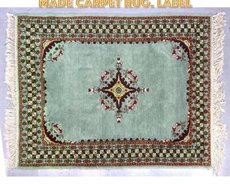 Lot 1379 5 2 x 7 Moroccan Hand Made Carpet Rug. Label