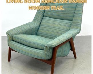 Lot 1390 Folke Ohlsson for Dux living room armchair Danish Modern Teak. 
