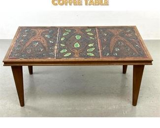 Lot 1397 French tile top coffee table