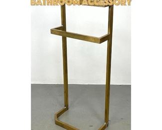 Lot 1511 Brass Towel Bar Stand. Bathroom accessory