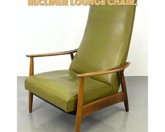 Lot 1527 Milo Baughman James Inc Recliner Lounge Chair. 