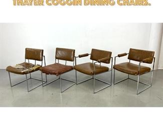 Lot 1625 Set 4 Milo Baughman Thayer Coggin Dining Chairs. 