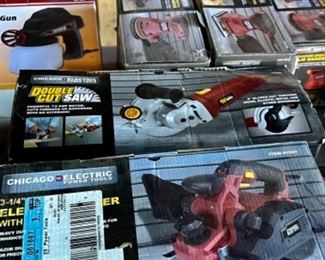 Chicago Electric Double Cut Saw