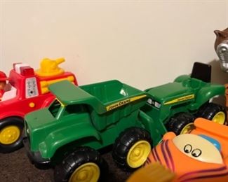 John Deere Sandbox Vehicles, Dump Truck & Tractor
