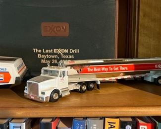Lots of Exxon trucks some still in boxes