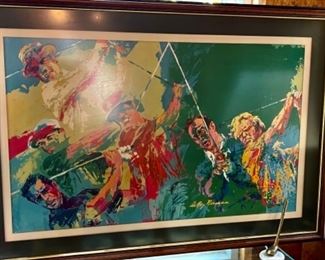 Leroy Newman Golf Champs Framed Art