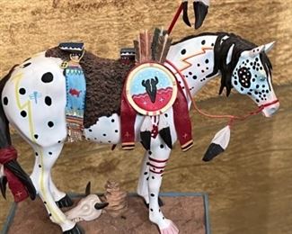 Trail of Painted Ponies, War Pony Figurine