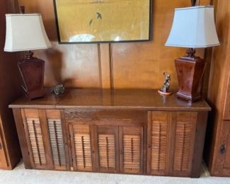 Converted Stereo Console with Lots of Storage