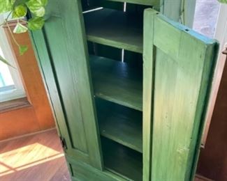 Open  with Shelving Inside