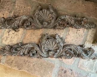 A Pair of Decorative Wall Ornaments 