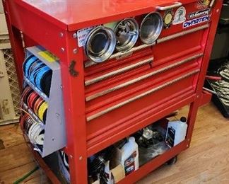 Big Red Rolling Toolbox And Contents