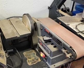 Craftsman 6 Inch Disk Sander, 4 Inch Belt Sander