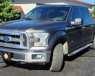 2017 Ford F-150 XLT Pickup Truck, 4WD, V6 Ecoboost, 3.5L, 98,446 Miles, VIN # 1FTEW1EG2HKD26589