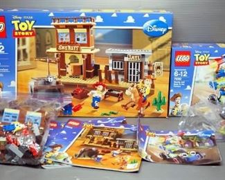 Lego Toy Story Woody's Roundup 7594 And Woody And Buzz To The Rescue 7590, Both Believed To Be Complete