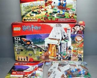 Lego Harry Potter Hagrid's Hut 4738 And Quidditch Match 4737, Both Believed To Be Complete