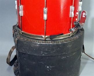 Marching Band Tenor Drum, 17" Head, With Sticks And Carry Case