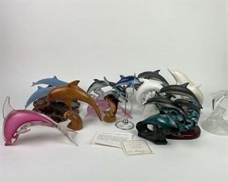 Huge Lot of Dolphin Decor 