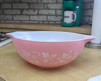 Pink Gooseberry Pyrex 