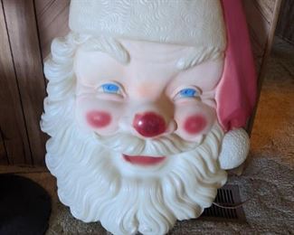 Empire blow mold Santa 1968 working as-is