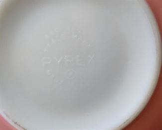 Pink Gooseberry Pyrex 