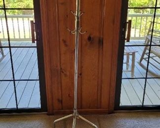 Metal coat rack