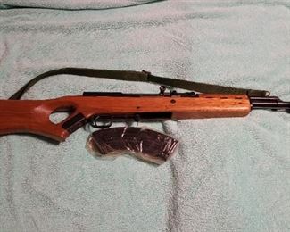 SKS 7.62 x 39 with 30 round mag.
On site morning of sale