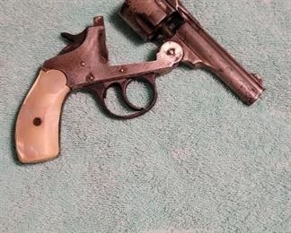 Iver Johnson black power 38 mag 3.75 inch bl.
1896-1908 
On site morning of sale 