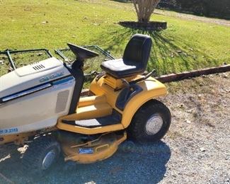 Cub Cadet riding mower sold as is