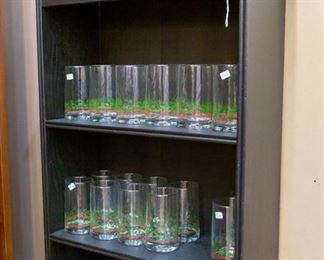 Lots of Christmas glasses!