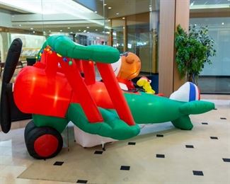 Snoopy inflatable Christmas helicopter.  Works great!