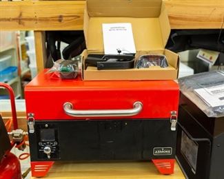 Asmoke AS300 portable grill table priced separate.