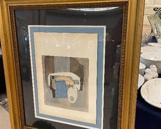 Previous auction receipt is provided. (Picasso)