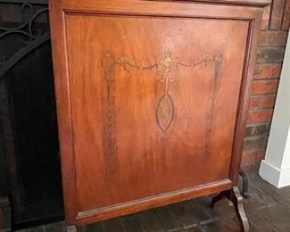 Hand Painted Wood Fireplace screen...