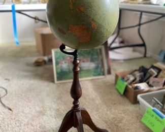STILL RARE 1931 Floor GLOBE 