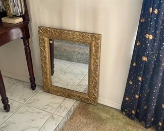 Gilded mirror 