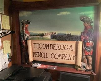 Rare.  Original sign from Ticonderoga NY  