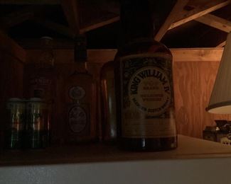 Giant Liquor bottles