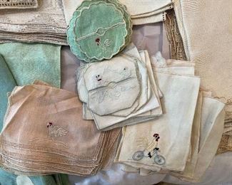 Vintage linens and lace!