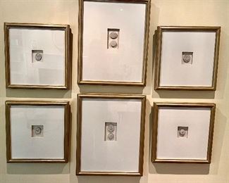 Stunning set of Intagilos - framed to PERFECTION