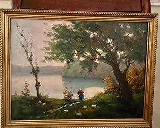 Antique oil paintings