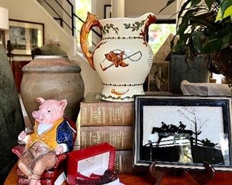 Portraits, pottery, pigs, paintings, pitchers...we have it all!