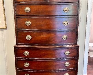 Not only is she beautiful...this can hold a closet worth of things! Best looking storage EVER