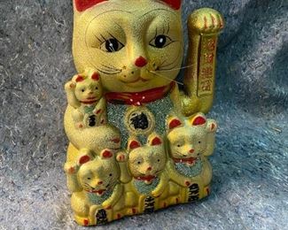 13 Waving Lucky Fortune Cat