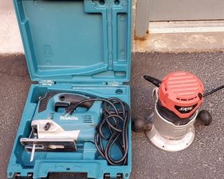 Makita Jigsaw And Skil Router