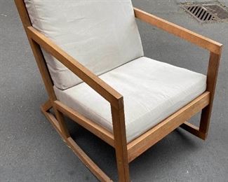 Safavieh Patio Teak Rocking Chair