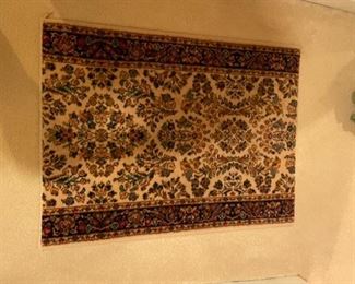 Small Oriental style rug.