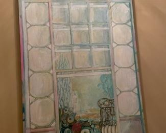 Large facade painting.