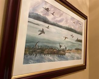 Sidorsky painting of seagulls.
