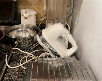 Kitchen appliances.