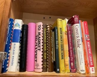 Cook books.